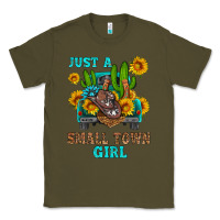 Army Green just a small town girl Classic Tee - HRA Design Shop