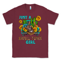 Burgundy just a small town girl Classic Tee - HRA Design Shop