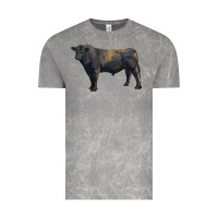 Cloud Rock black angus bull Vintage Tee - RanaPortraitStore