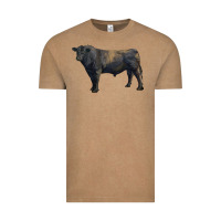 Black Angus Bull Vintage Tee | Teevron