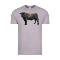 Vintage Zinc black angus bull Vintage Tee - RanaPortraitStore