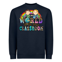 Navy the future of the world is in my classroom Heavyweight Sweatshirt - Zillion Design Studio