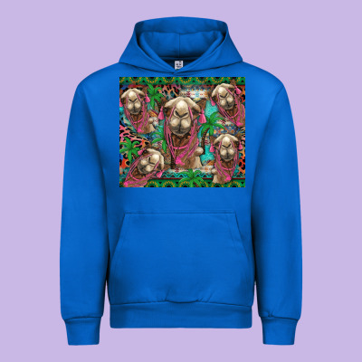 Camel Face Urban Hoodie Designed By Barkaloodesign