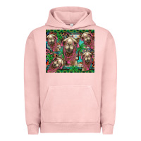 Pigment Salmon camel face Urban Hoodie - BarkalooDesign