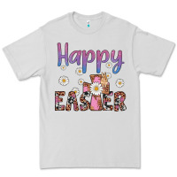 Dove Grey happy easter cross Premium Tee - Artiststas