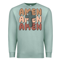 Seafoam amen Premium Sweatshirt - MaliasSmallBusiness