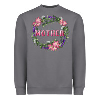 Storm Mother With Floral Wreath Heavyweight Sweatshirt - RanaPortraitStore