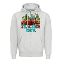 Dove Grey teacher life western truck and books Zipper Hoodie - AdoDesignShop