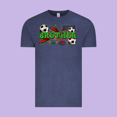 Brother Soccer Vintage Tee Designed By Zillion Design Studio