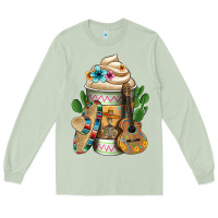 Matcha mexican hot coffee cup Long Sleeve Tee - FaDigitalArtStudio