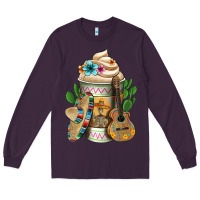 Plum mexican hot coffee cup Long Sleeve Tee - FaDigitalArtStudio