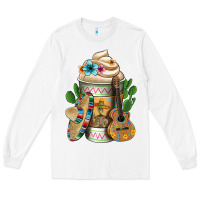 White mexican hot coffee cup Long Sleeve Tee - FaDigitalArtStudio