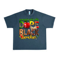 Midnight Navy unapologetically dope black teacher Urban Heavy Tee - Zillion Design Studio