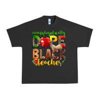 Pigment Black unapologetically dope black teacher Urban Heavy Tee - Zillion Design Studio