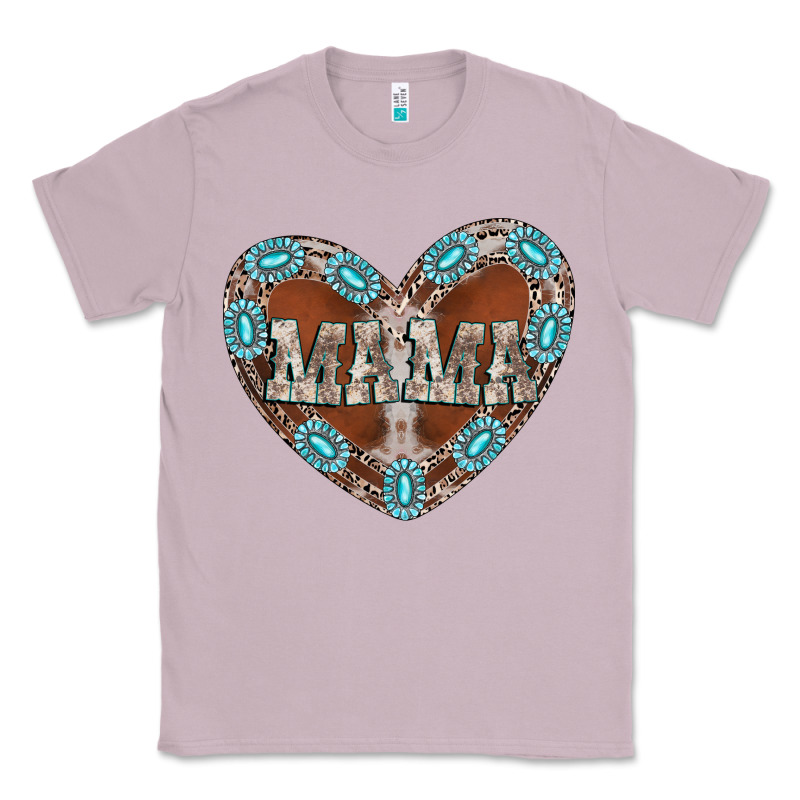 Mama Heart Cowhide Classic Tee by CowhideDigitalArt | Teevron