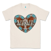 Natural mama heart cowhide Classic Tee - CowhideDigitalArt