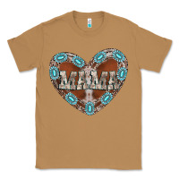 Toasted Coconut mama heart cowhide Classic Tee - CowhideDigitalArt