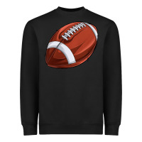 Black football Heavyweight Sweatshirt - texasbilliewilder