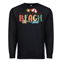 Black life is better at the beach Premium Sweatshirt - MaliasSmallBusiness