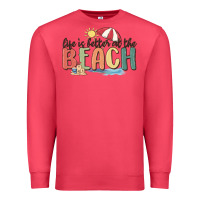 Cardinal life is better at the beach Premium Sweatshirt - MaliasSmallBusiness