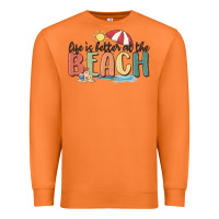 Carrot life is better at the beach Premium Sweatshirt - MaliasSmallBusiness