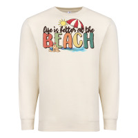 Sandshell life is better at the beach Premium Sweatshirt - MaliasSmallBusiness
