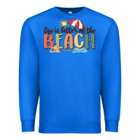 True Royal life is better at the beach Premium Sweatshirt - MaliasSmallBusiness