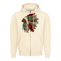 Sandshell christmas indian headdress Zipper Hoodie - JahusDesignShop