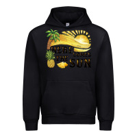 Black here comes the sun Urban Hoodie - BarkalooDesign