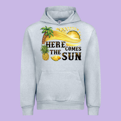 Here Comes The Sun Urban Hoodie Designed By Barkaloodesign