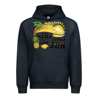 Navy here comes the sun Urban Hoodie - BarkalooDesign