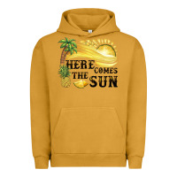 Pigment Peanut Butter here comes the sun Urban Hoodie - BarkalooDesign