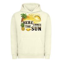Pigment Pistachio here comes the sun Urban Hoodie - BarkalooDesign