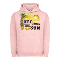 Pigment Salmon here comes the sun Urban Hoodie - BarkalooDesign