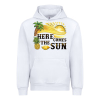 White here comes the sun Urban Hoodie - BarkalooDesign