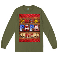 Army Green best papa ever air freshener Long Sleeve Tee - HRA Design Shop