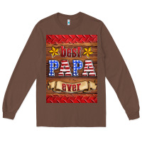 Chestnut best papa ever air freshener Long Sleeve Tee - HRA Design Shop