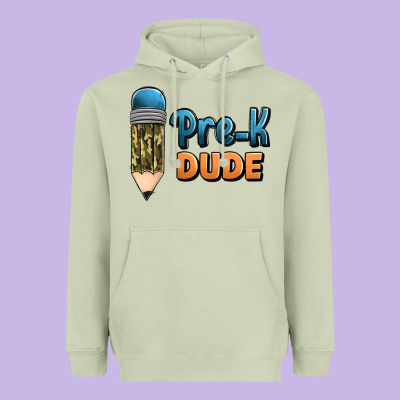 Pre K Dude Heavyweight Hoodie Designed By Jasminsmagicworld
