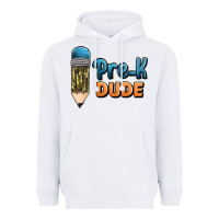 White pre k dude Heavyweight Hoodie - Jasminsmagicworld