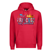 Cardinal The Princess Has Arrived Premium Hoodie - MaliasSmallBusiness