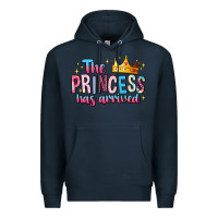 Navy The Princess Has Arrived Premium Hoodie - MaliasSmallBusiness