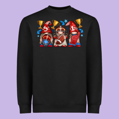 Heavyweight Sweatshirt football gnome with element