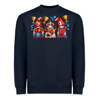 Navy football gnome with element Heavyweight Sweatshirt - texasbilliewilder