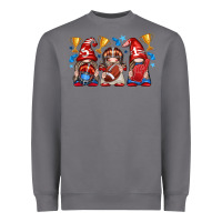 Storm football gnome with element Heavyweight Sweatshirt - texasbilliewilder
