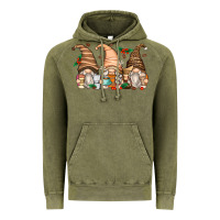Vintage Olive coffee gnomes Vintage Hoodie - Zillion Design Studio
