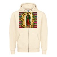 Sandshell our lady of guadalupe Zipper Hoodie - JahusDesignShop