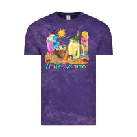 Cloud Purple hello summer drinks Vintage Tee - texasbilliewilder