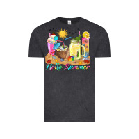 Vintage Black hello summer drinks Vintage Tee - texasbilliewilder