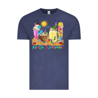 Vintage Denim hello summer drinks Vintage Tee - texasbilliewilder