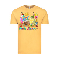 Vintage Mustard hello summer drinks Vintage Tee - texasbilliewilder